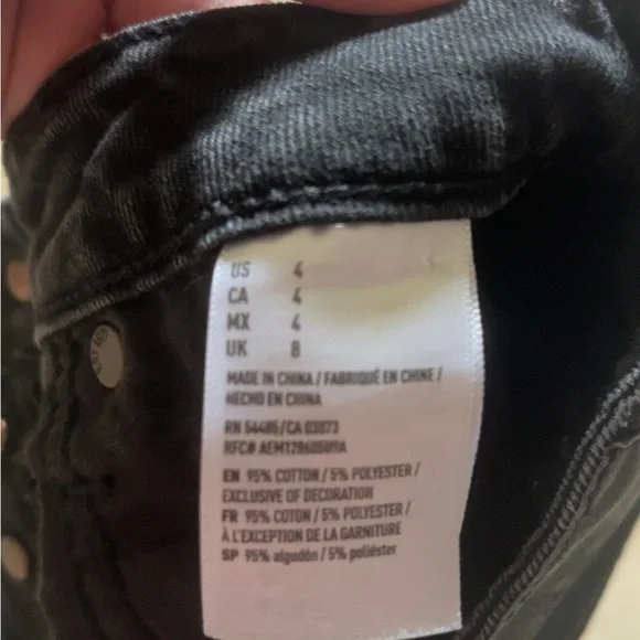 American Eagle Outfitters Black Denim Skirt - Picture 4 of 4